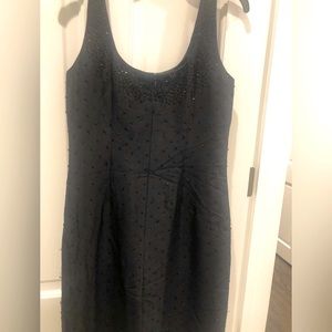 Ann Taylor beaded black party dress , has an amazing look